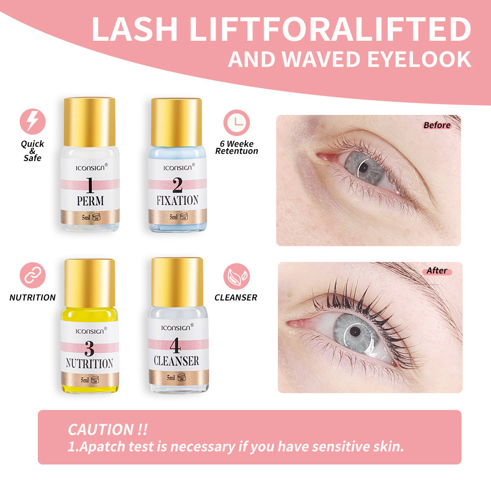 ICONSIGN Lash Lift Eyelash Eyebrow Dye Tint Kit Lashes Perm Set Brow Lamination Makeup Tools ICONSIGN Lash Lift Eyelash Eyebrow Dye Tint Kit Lashes Perm Set Brow Lamination Makeup Tools